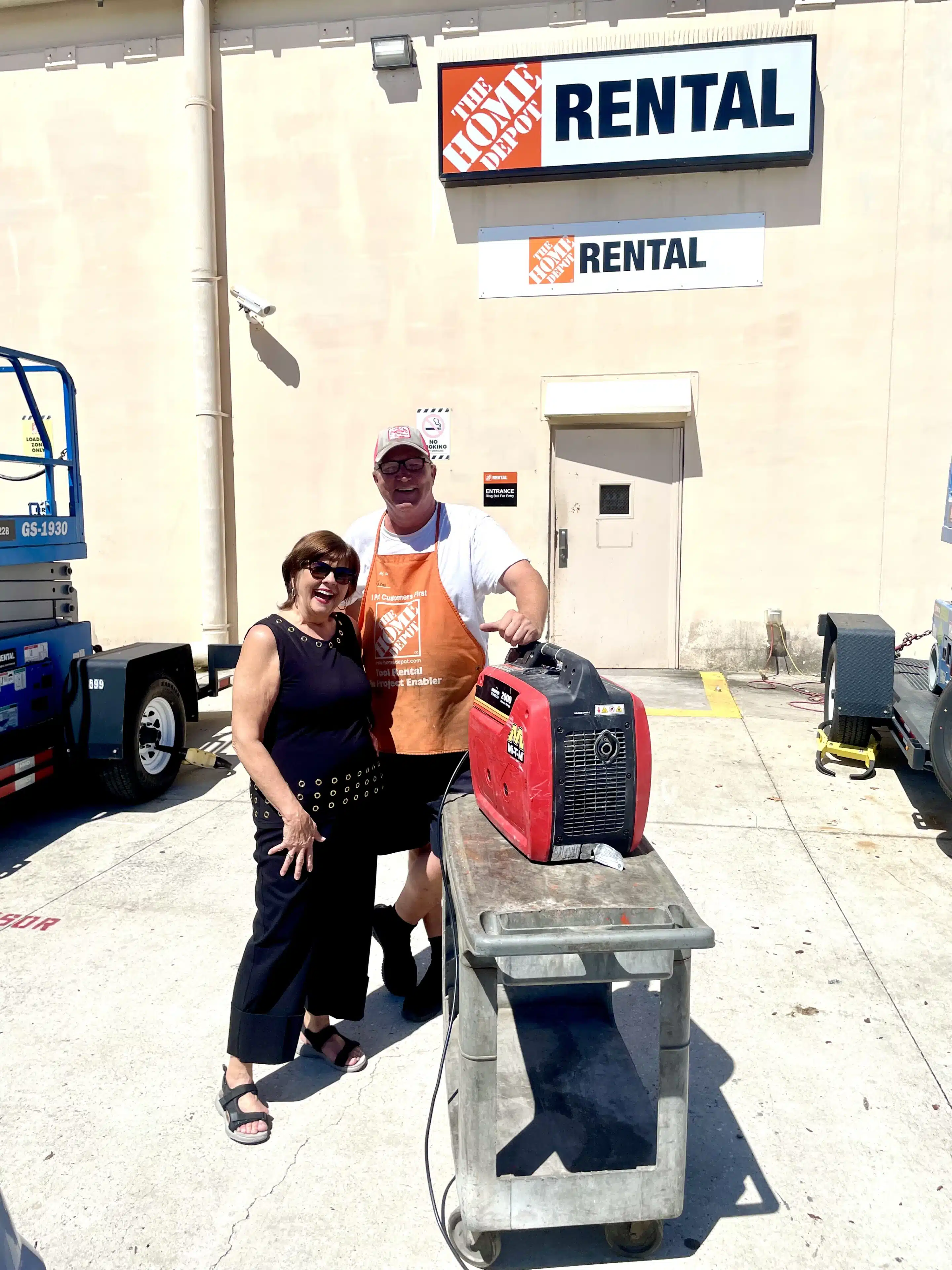 Because sometimes the perfect wedding prelude starts in a Home Depot parking lot.